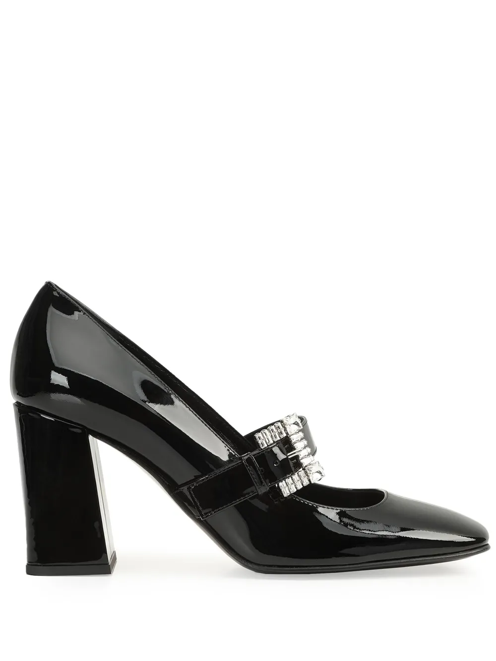 Sergio Rossi Sr Twenty buckle pumps Black