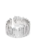Suzanne Kalan 18kt white gold white diamond ring - Silver