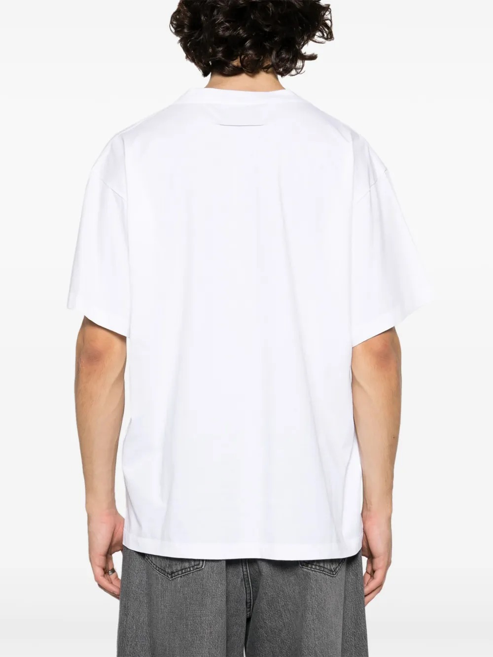 MM6 Maison Margiela T-shirt met patch Wit