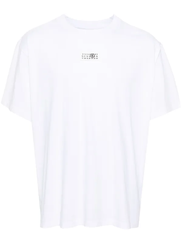 MM6 Maison Margiela モチーフパッチ Tシャツ | ホワイト | FARFETCH JP