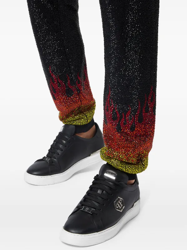 Philipp Plein Crystals Flame フーデッド トラックスーツ