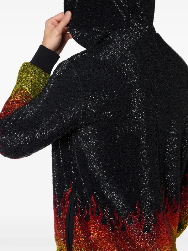 Philipp Plein フーデッド トラックスーツ Philipp Plein Crystals Flame フーデッド トラックスーツ