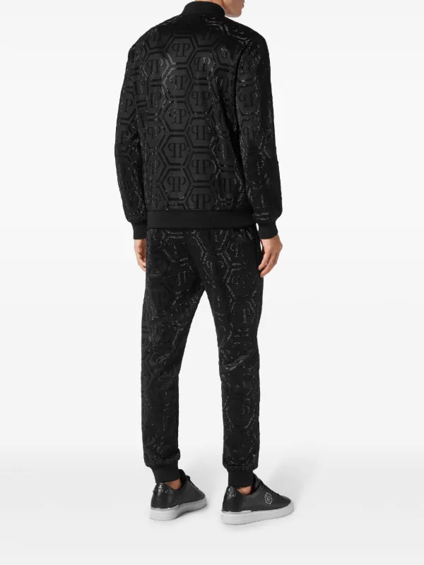 ★美品★PHILIPP PLEIN ダウンベスト ユニセッ クス 撥水加工 ライトダウン フード ジップアップ ベスト