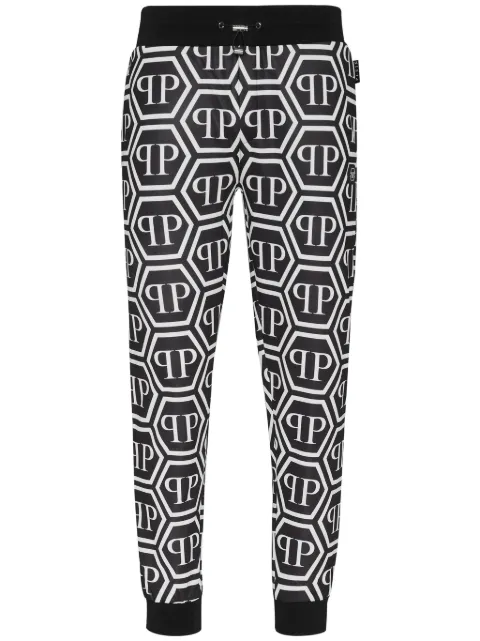 Philipp Plein monogram track pants Men