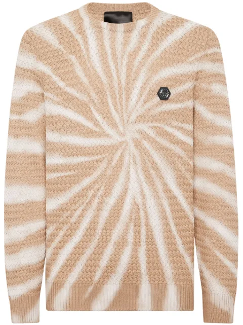 Philipp Plein tie-dye wool jumper