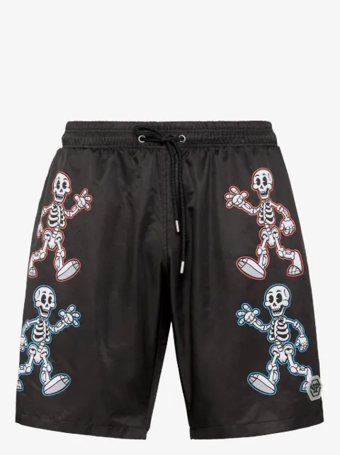 Philipp Plein skeleton-print swim shorts