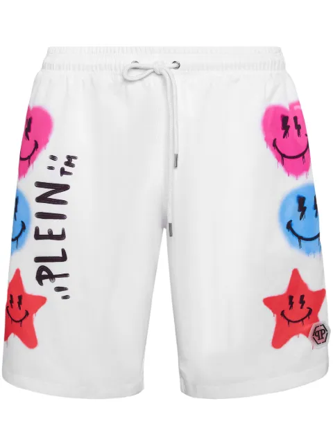 Philipp Plein graphic-print swim shorts