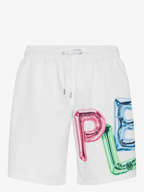 Philipp Plein Bombing Graffiti swim shorts 