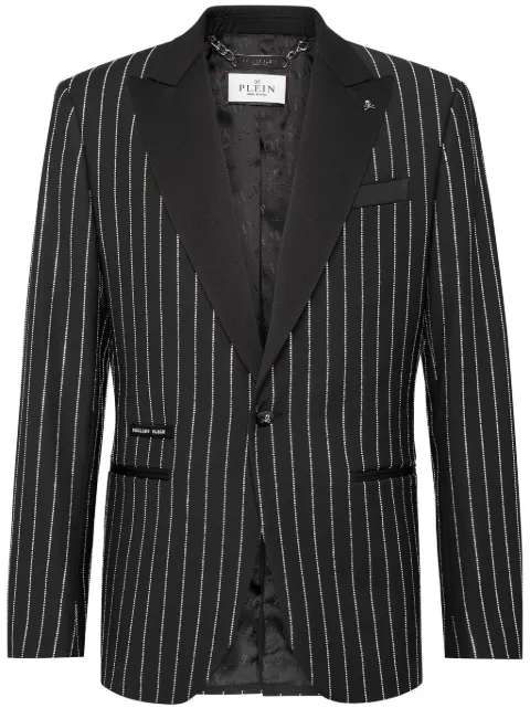 Philipp Plein blazer con botones y detalles de cristal