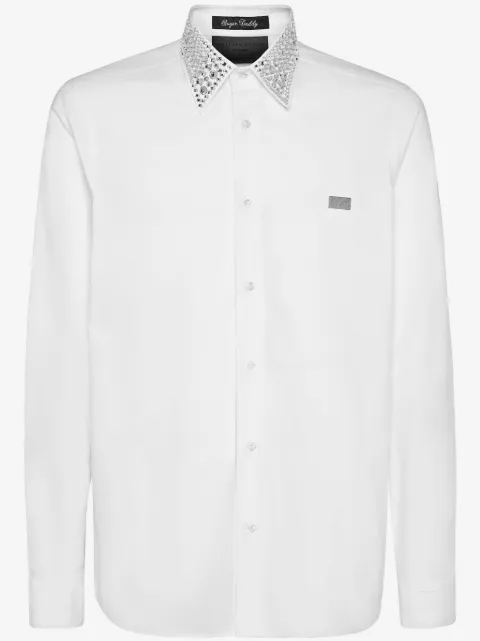 Philipp Plein camisa Sugar Daddy con cristales