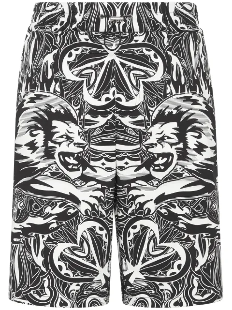 Philipp Plein shorts con estampado Tribal Circus
