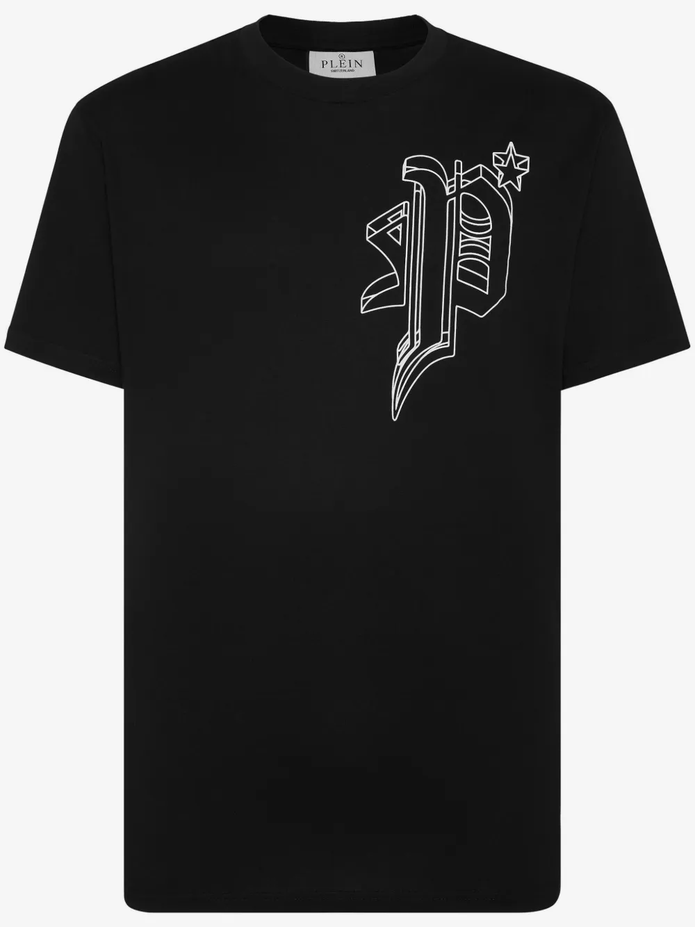 Philipp Plein skull-print cotton T-shirt | Black | Image 1