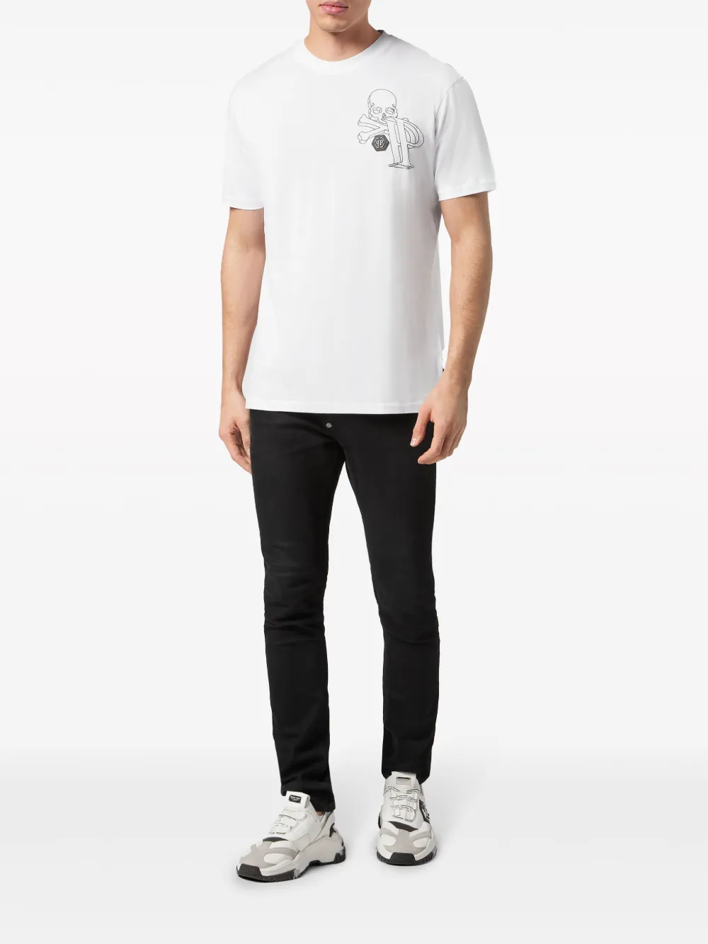 Philipp Plein playera Wire Frame con logo estampado | Playeras | Image 2