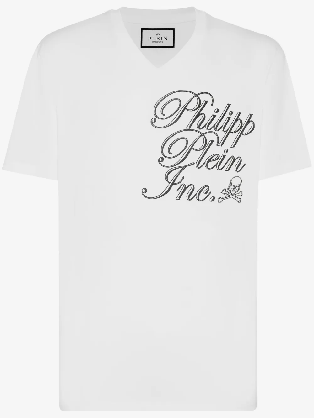 Philipp Plein logo印花棉T恤 | 白色 | Image 1