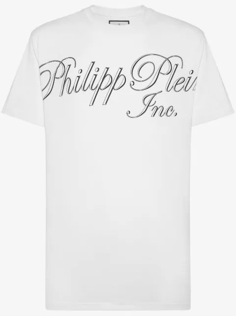 Philipp Plein playera con logo estampado
