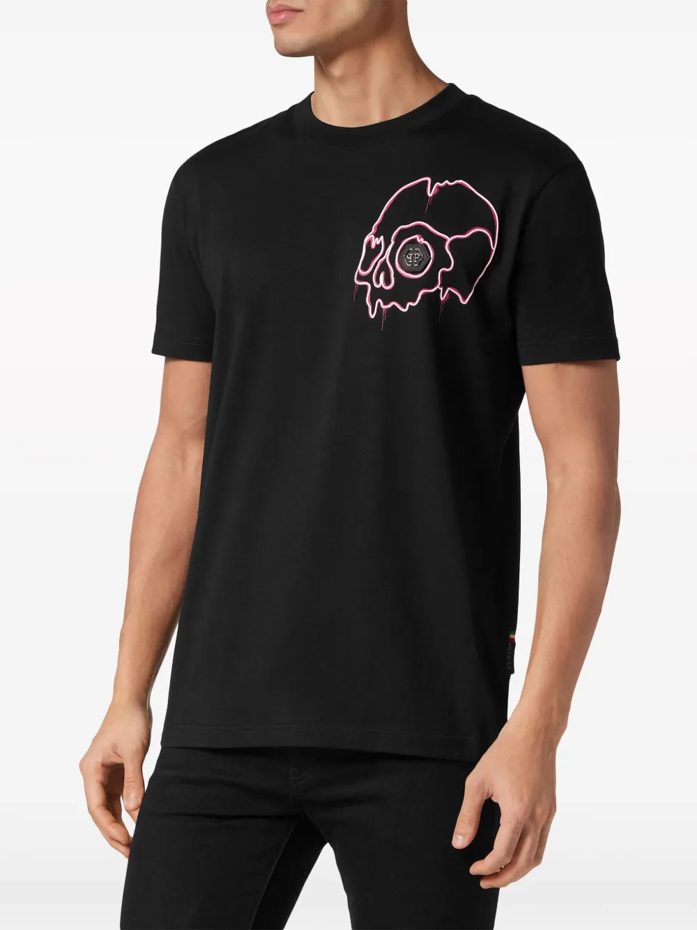 Philipp Plein T-shirt met print Zwart