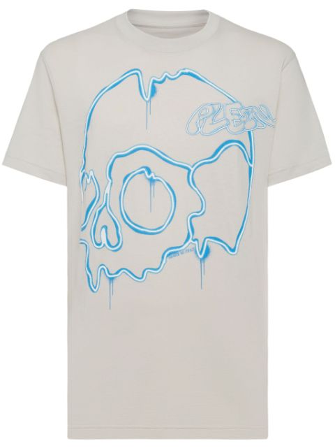 Philipp Plein Dripping Skull graphic-print T-shirt Men