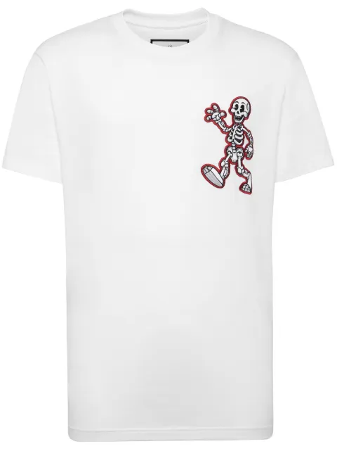 Philipp Plein Skully Gang-print cotton T-shirt