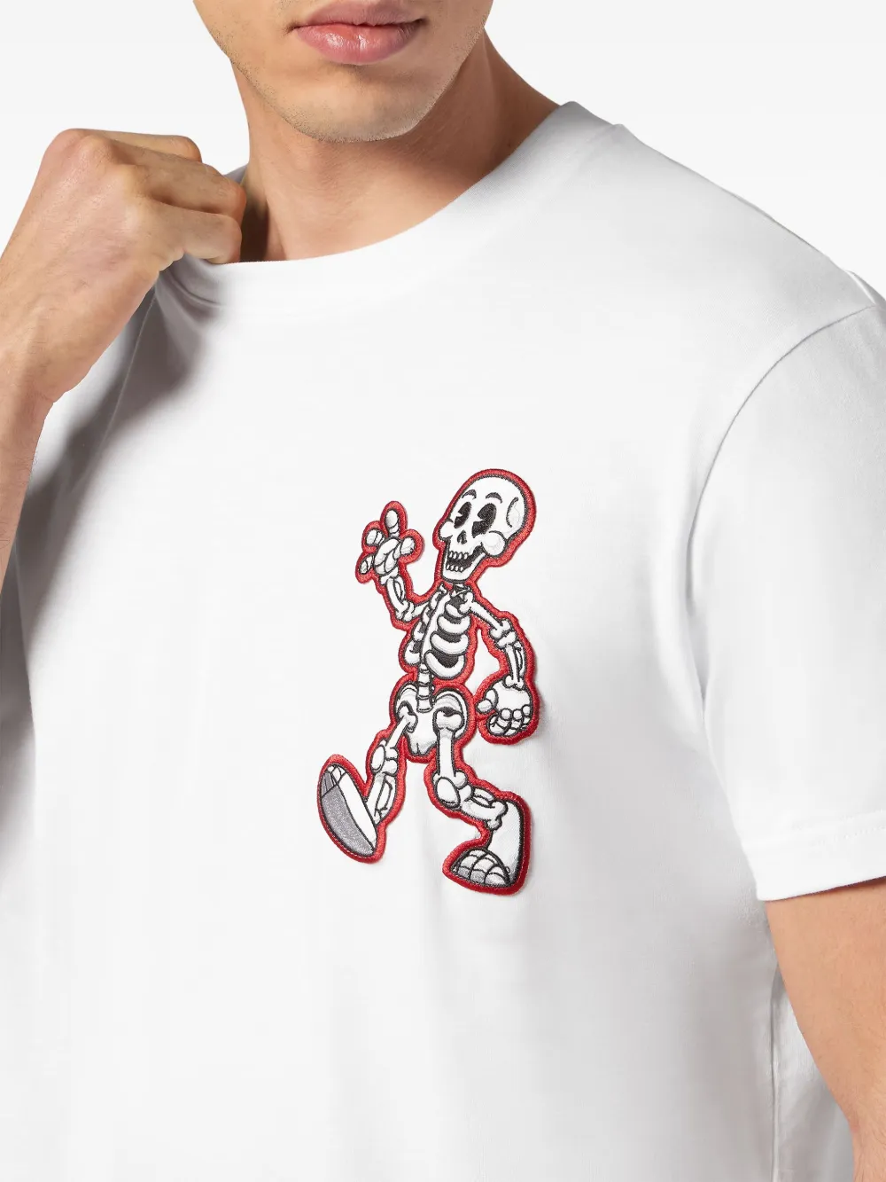 Philipp Plein T-shirt met print Wit