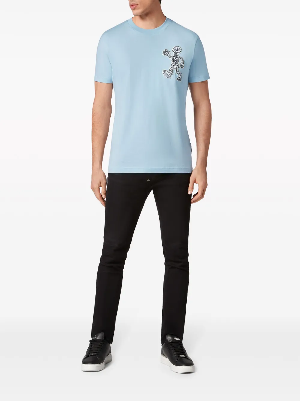 Philipp Plein Katoenen poloshirt Blauw