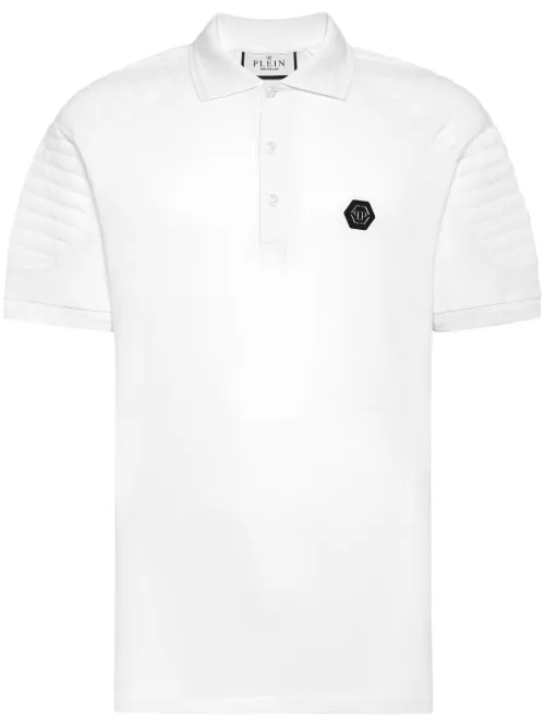 Polo à logo appliqué - Philipp Plein - Modalova
