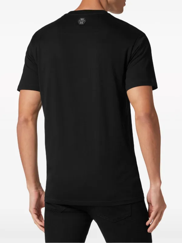 Philipp Plein Skeleton スタッズ Tシャツ | ブラック | FARFETCH JP