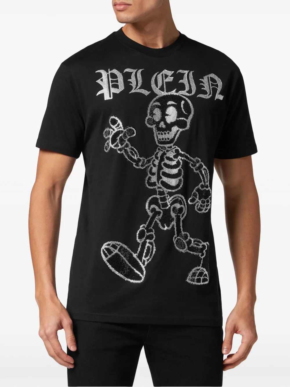 Philipp Plein T-shirt met studs Zwart