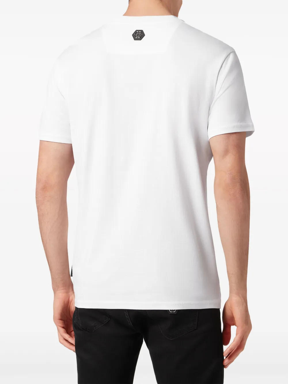 Philipp Plein Verfraaid T-shirt Wit