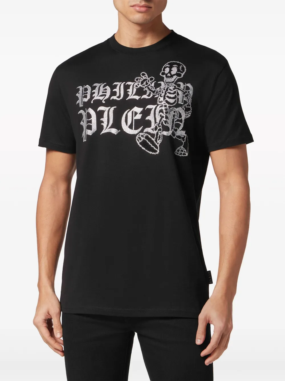 Philipp Plein Katoenen T-shirt Zwart