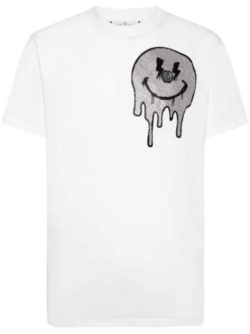 T-shirt Smile clouté - Philipp Plein - Modalova
