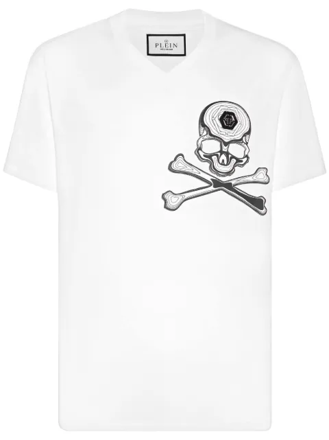Philipp Plein Skull-print cotton T-shirt Men