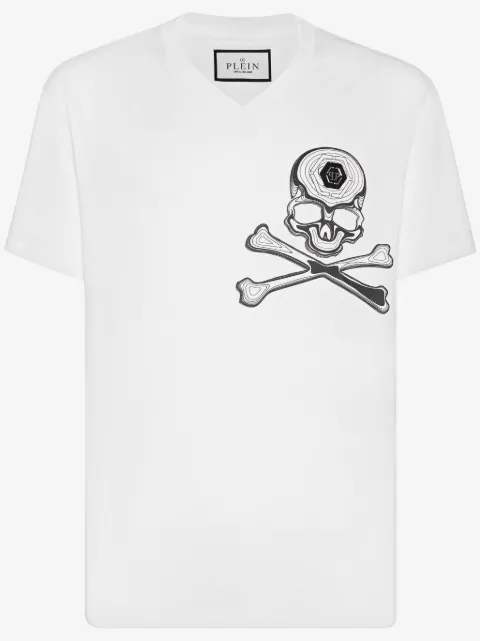 Philipp Plein Skull-print cotton T-shirt