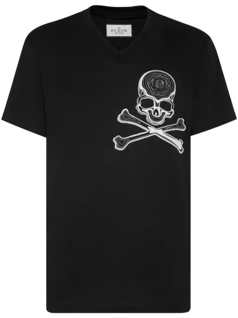 Philipp Plein skull-print cotton T-shirt Men
