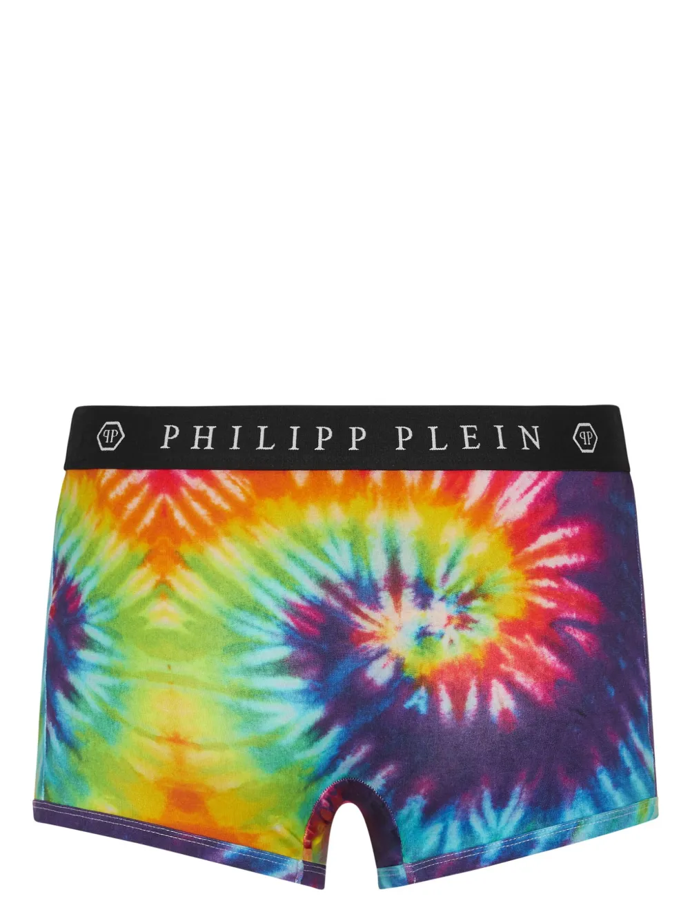 Philipp Plein Tie-Dye logo-waistband briefs - Blauw