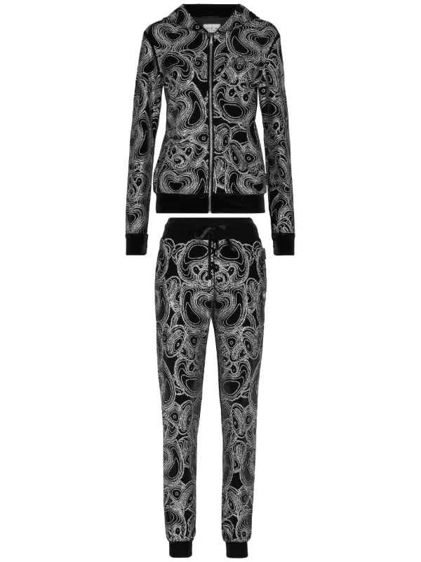 Philipp Plein Teddy Bear Tracksuit Set Black FARFETCH JO