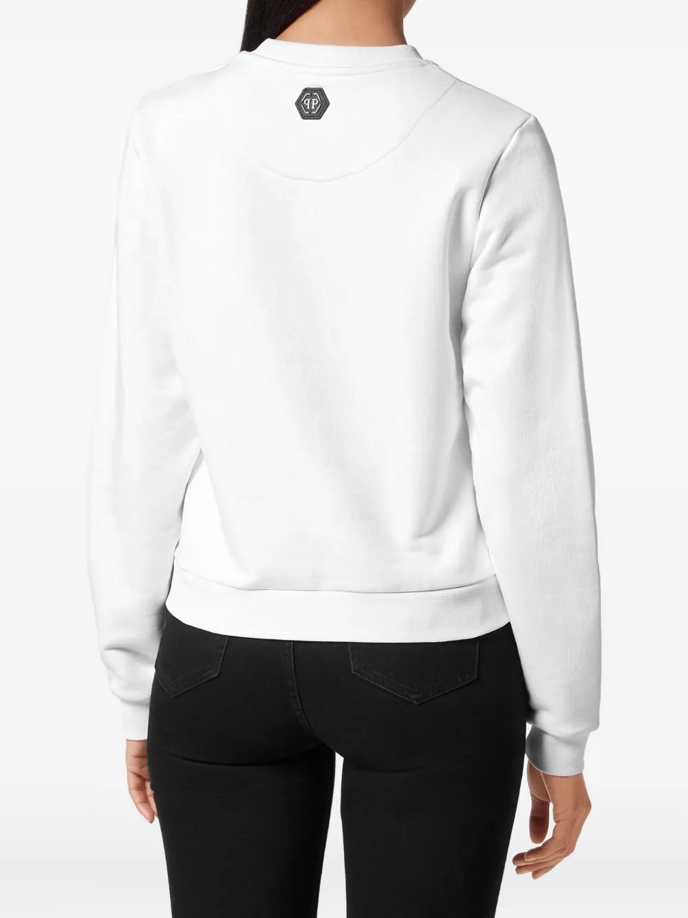 Philipp Plein Bombing Graffiti sweatshirt Wit