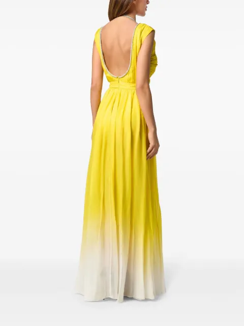 Philipp Plein V-neck silk maxi dress PADCWRG3015PTE048N - 2