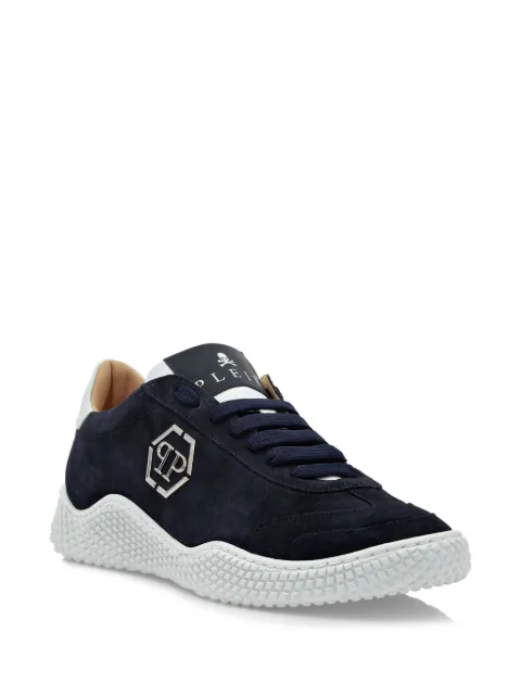 Philipp Plein logo-plaque suede sneakers PADSUSC0585PLE009N - 1