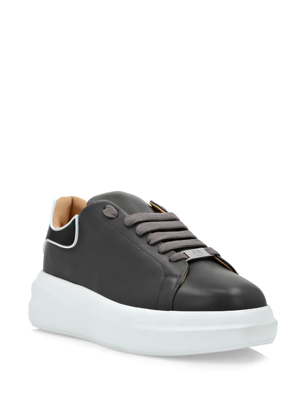 Philipp Plein Leren sneakers - Grijs