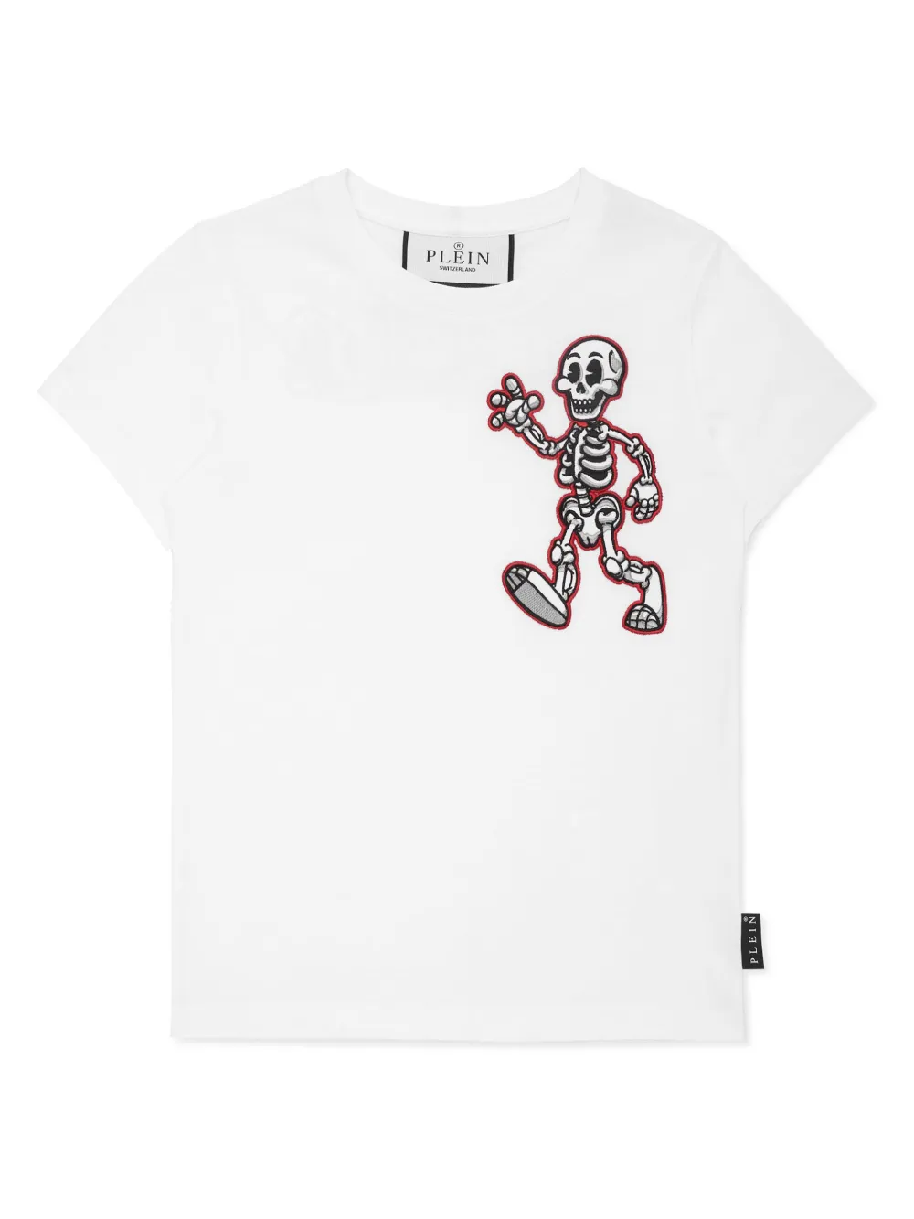 Philipp Plein Junior Skully Gang Cotton T Shirt Kids Cotton Polyester 6 Yrs White