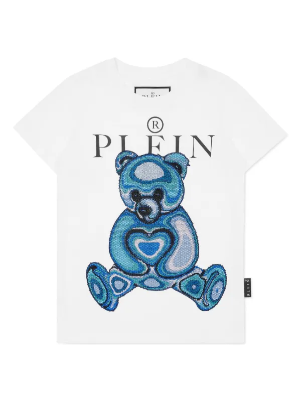 Philipp Plein Junior テディベア Tシャツ | ホワイト | FARFETCH JP