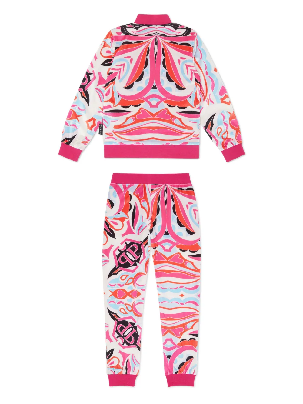 Philipp Plein Junior Jogginganzug mit grafischem Print | Klassischer Jogginganzug | Image 2