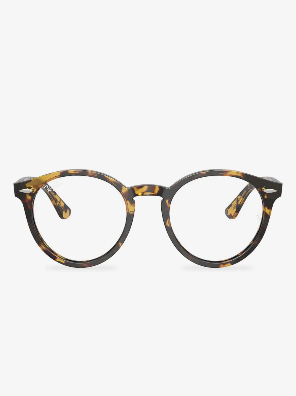 Ray-Ban 래리 라운드 프레임 안경 | 브라운 | Image 1
