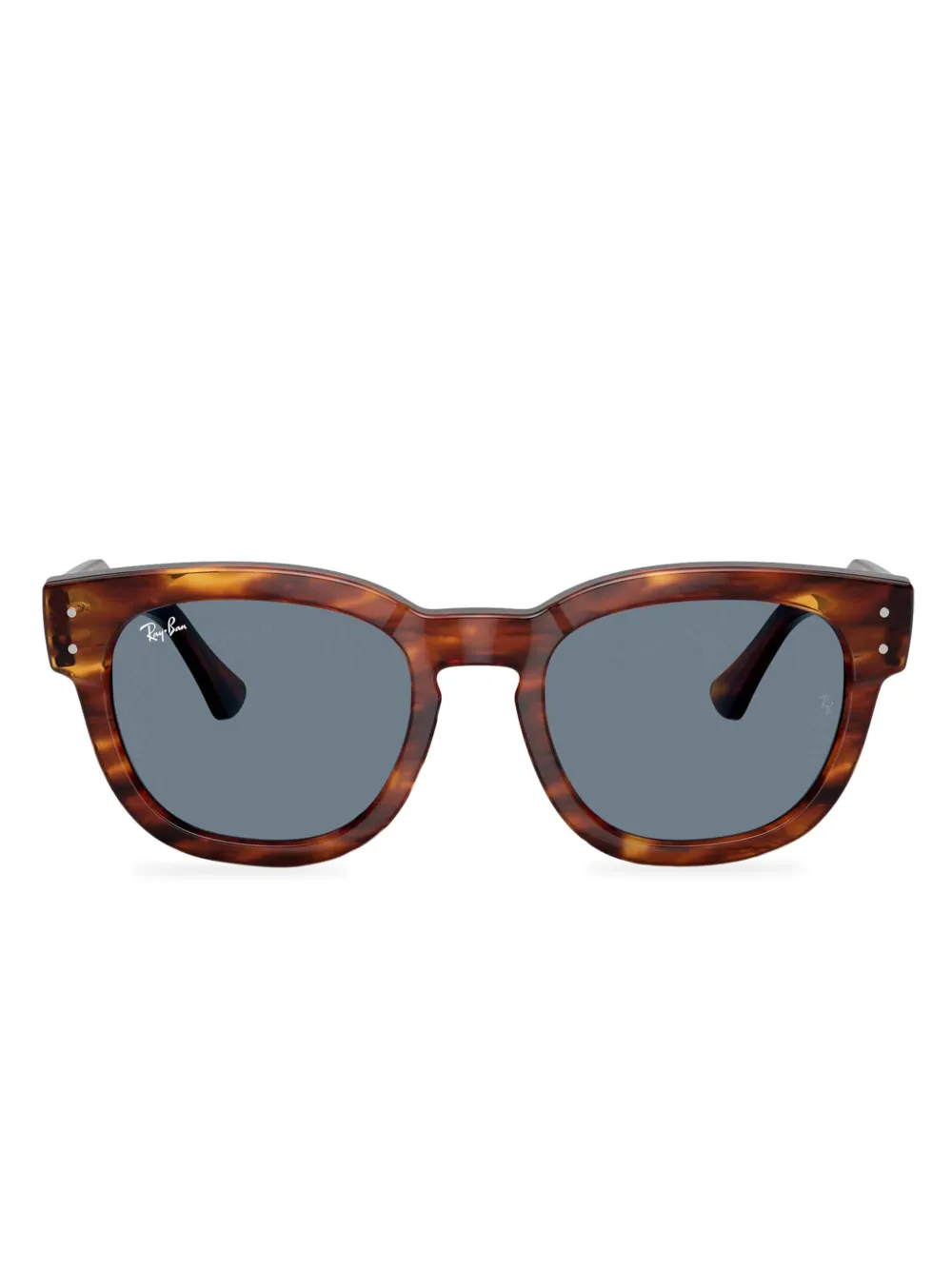 Ray-Ban Zonnebril met rond montuur Bruin