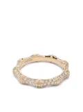 Anita Ko 18kt yellow gold Bamboo diamond ring
