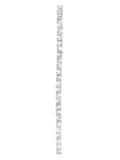 Suzanne Kalan 18kt white gold Classic diamond drop clip-on necklace - Silver