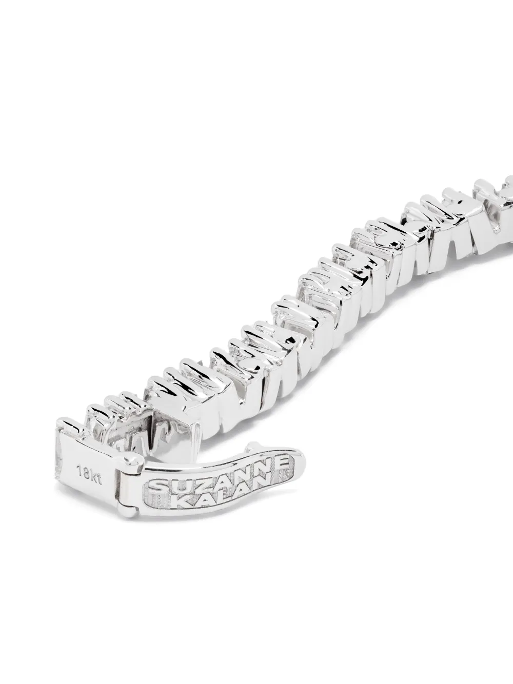Suzanne Kalan 18kt witgouden halsketting - Zilver