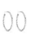 Suzanne Kalan 18kt gold Fireworks diamond hoop earrings - Silver