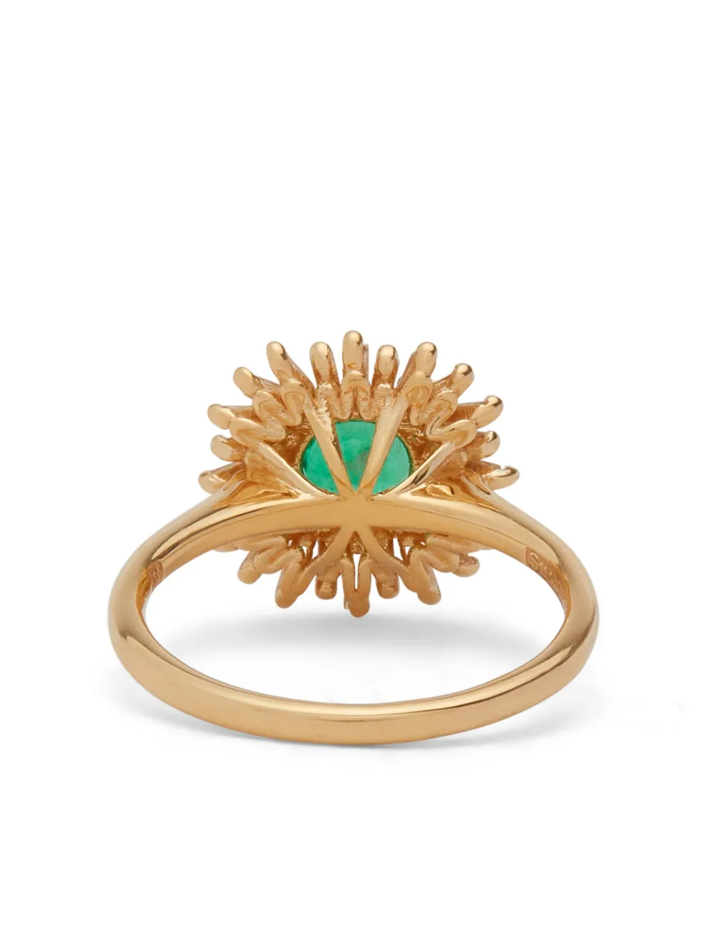 Shop Suzanne Kalan 18kt Yellow Gold One Of A Kind Emerald And Opal Ring