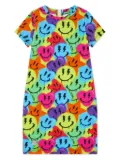 Philipp Plein Junior Smile cotton dress - Yellow